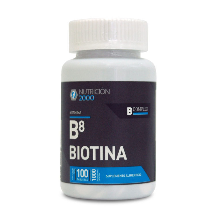Vitamina B8 Biotina 100 Cápsulas 500 Mg La Panza Es Primero 7612