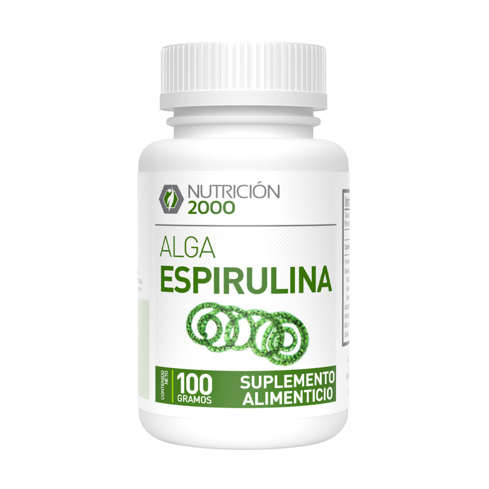 Alga Espirulina en Polvo 100 g Nutrición 2000