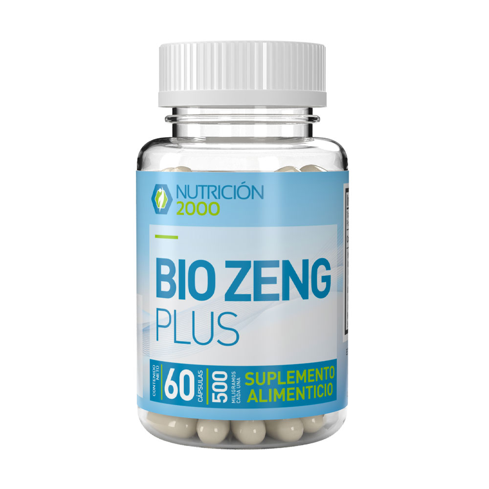 Bio Zeng Plus 60 Cápsulas 500 mg Nutrición 2000