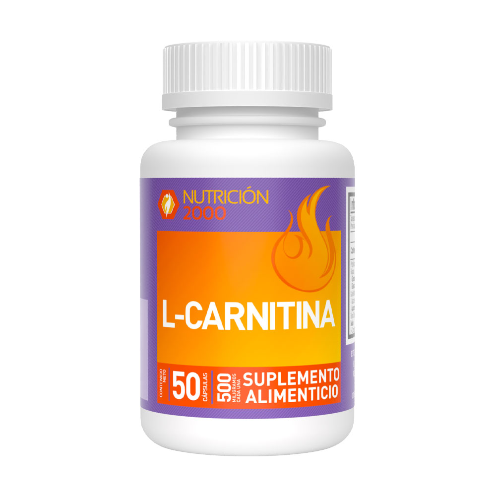 L-Carnitina Pro 50 Cápsulas 500 mg Nutrición 2000