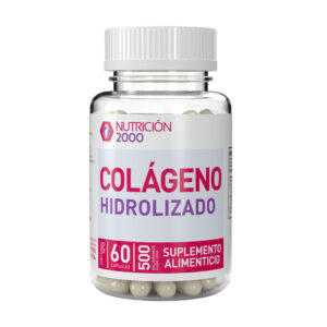 Colágeno Hidrolizado 60 Cápsulas 500 mg Nutrición 2000