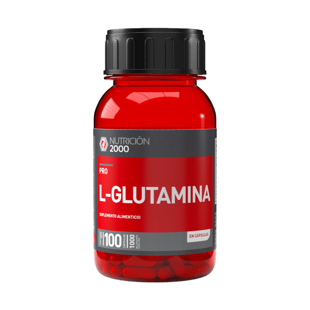 L-Glutamina Pro 100 Cápsulas 1g Nutrición 2000
