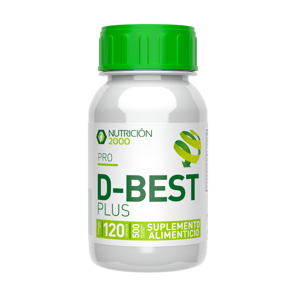 D Best Plus 120 Cápsulas 500 mg Nutrición 2000