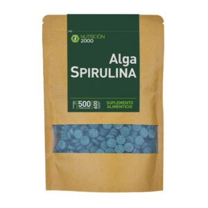 Alga Espirulina 500 Tabletas 500 mg Nutrición 2000