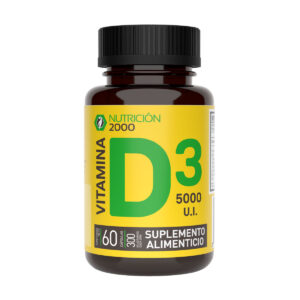Vitamina D3 60 Cápsulas Nutrición 2000
