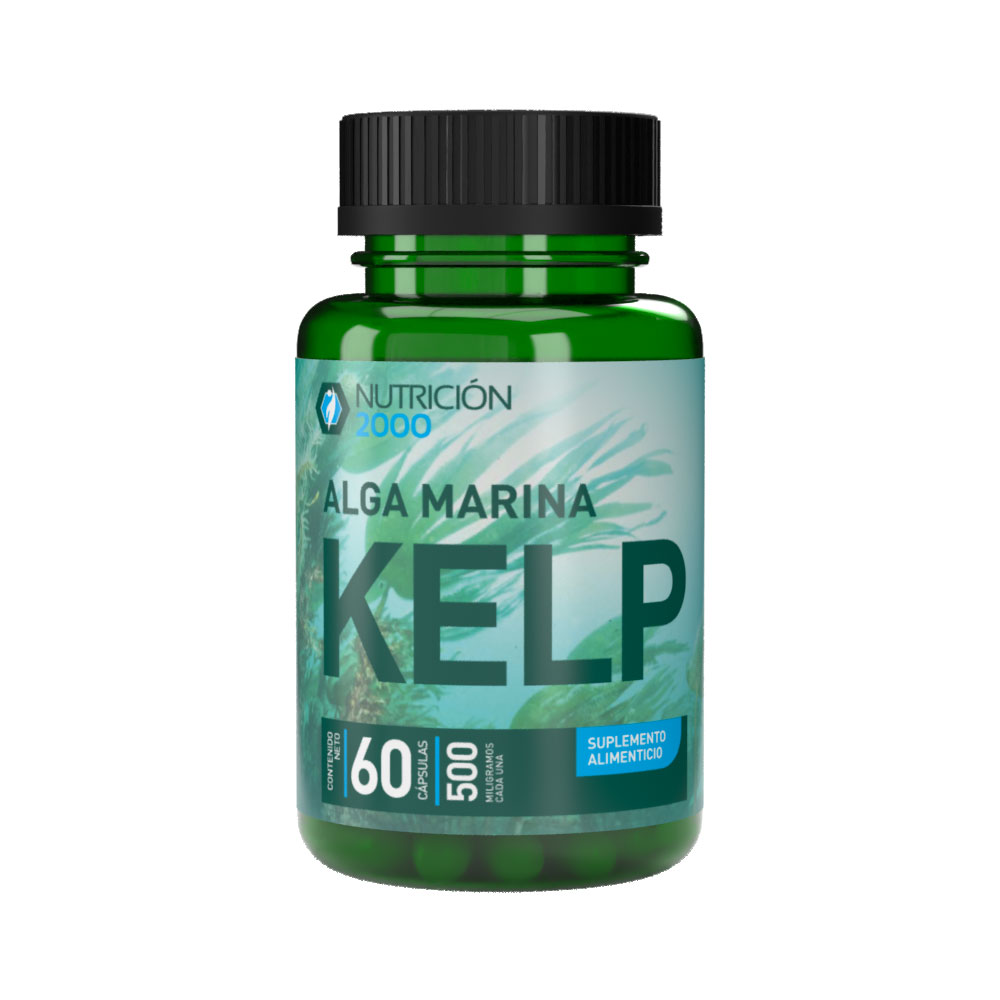 Kelp Alga Marina Pro 60 Cápsulas 500 mg Nutrición 2000