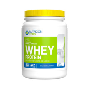Whey Protein Natural 500 g Nutrición 2000