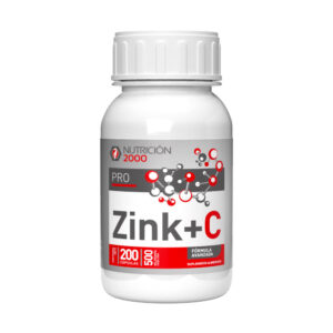 PRO Zink + C 200 Cápsulas 500 mg Nutrición 2000