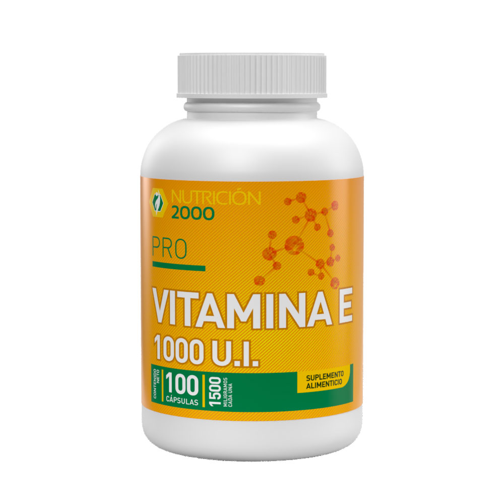 Vitamina E 1000 u.i. 100 Cápsulas 1500 mg Nutrición 2000