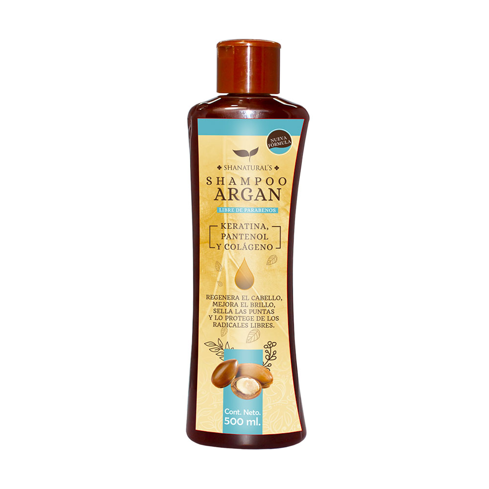 Shampoo de Argán 500 ml Shanaturals