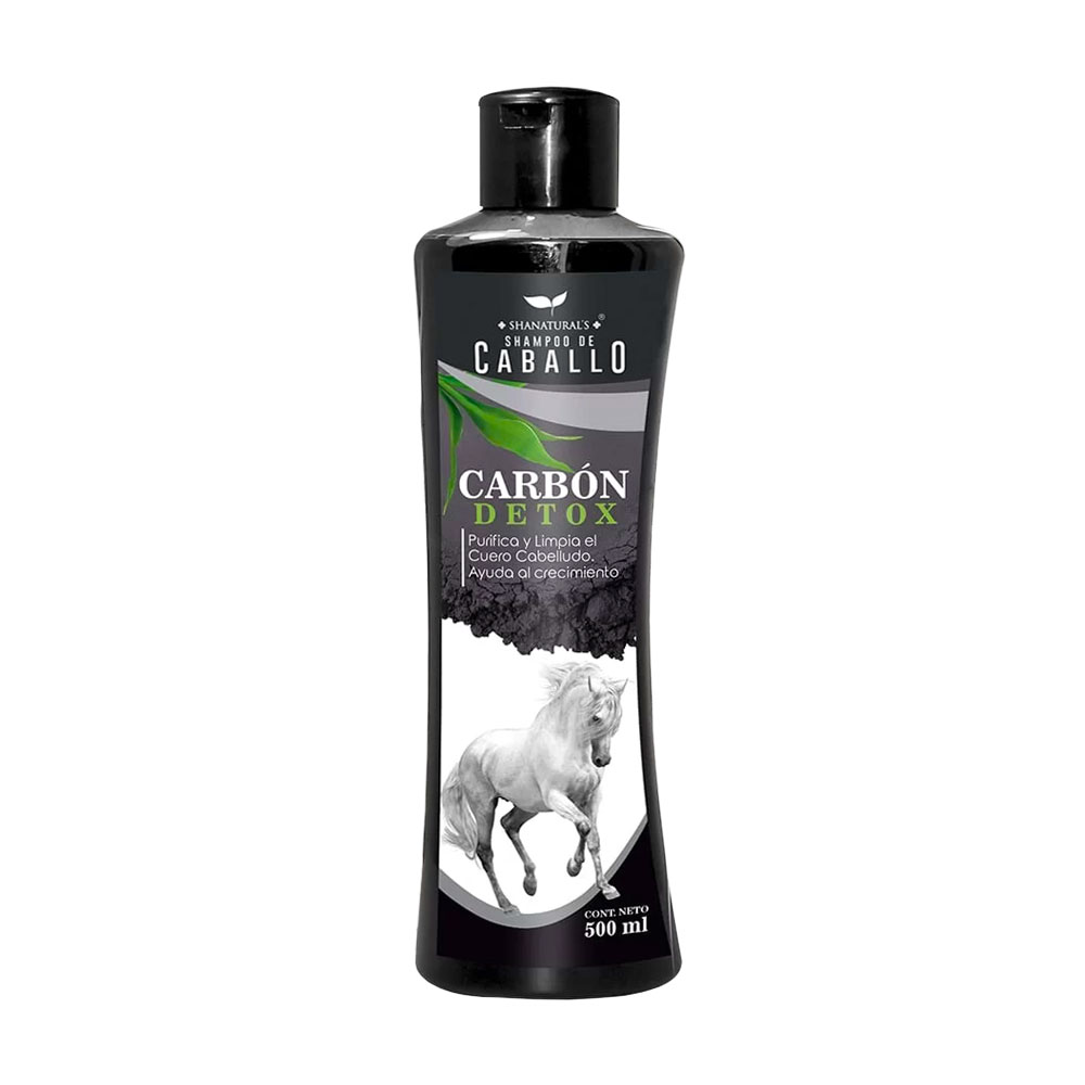 Shampoo Carbón Detox 500 ml Shanaturals