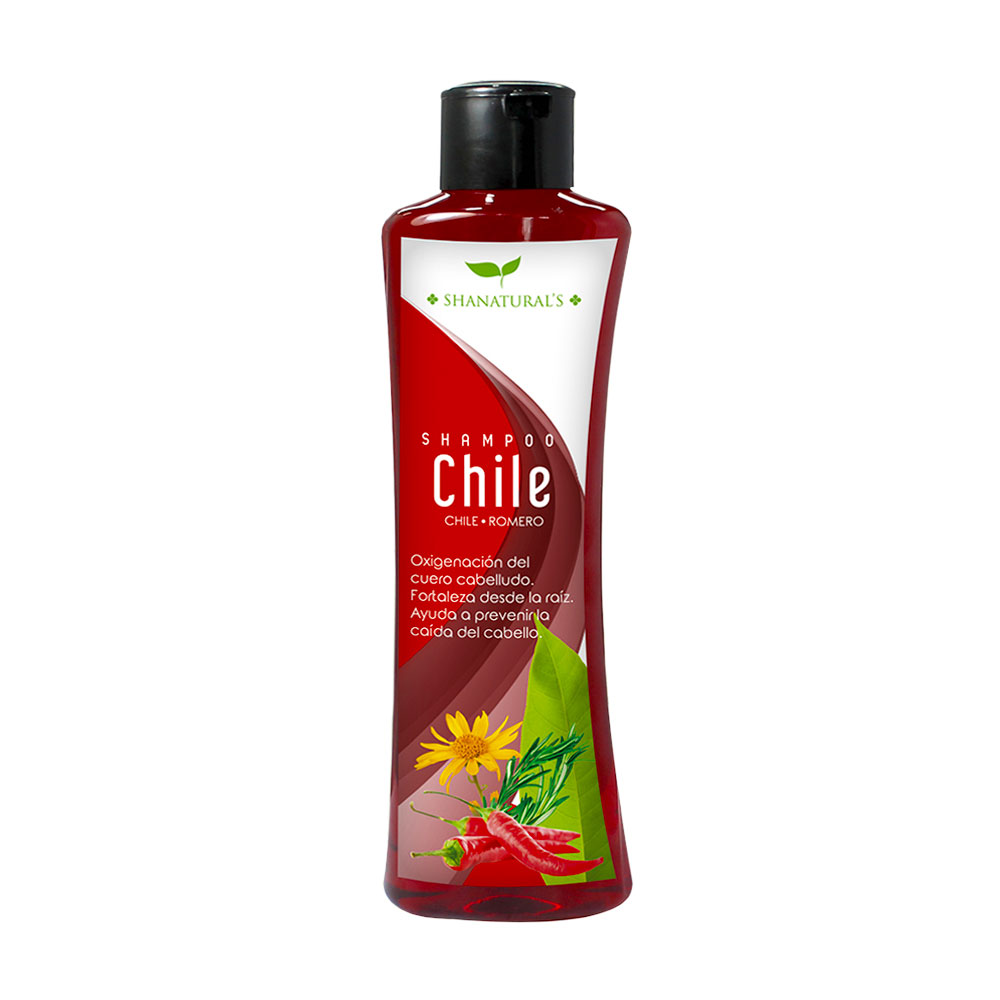 Shampoo de Chile y Romero 500 ml Shanaturals