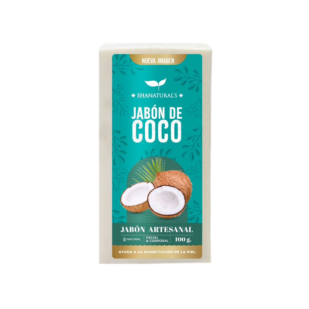 Jabón de Coco 100 g Shanaturals