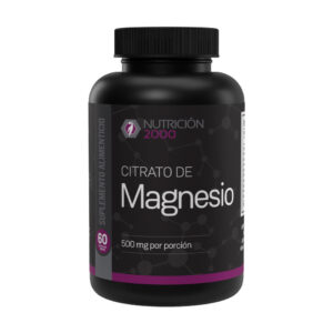 Citrato de Magnesio 60 Cápsulas 500 mg Nutrición 2000