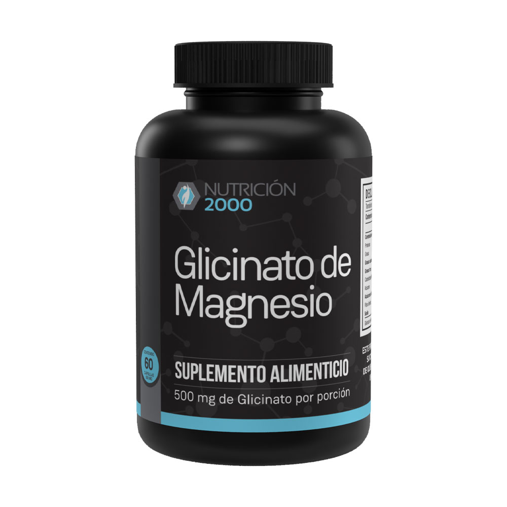 Glicinato de Magnesio 60 Cápsulas Nutrición 2000