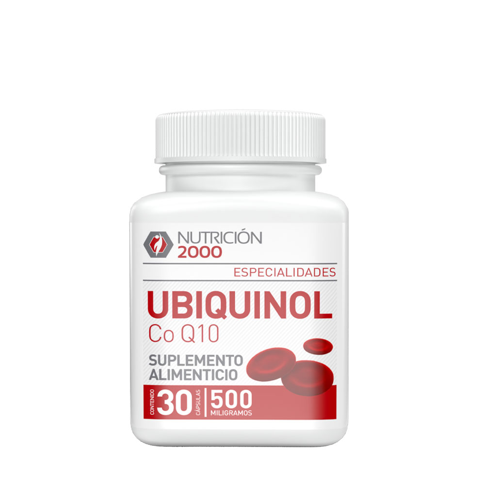 Ubiquinol Q10 30 Cápsulas 500 mg Nutrición 2000