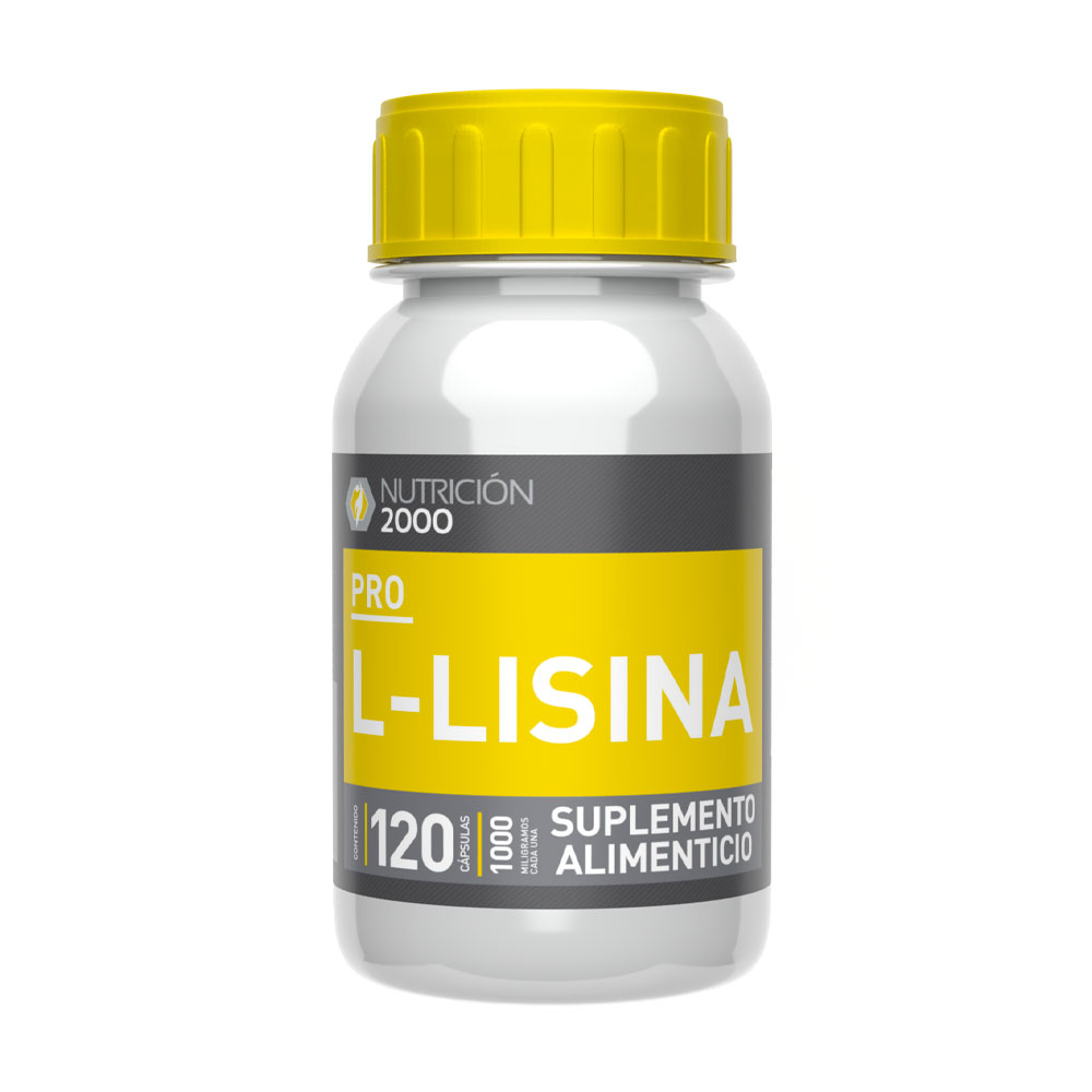 L-Lisina 120 Cápsulas 1000 mg Nutrición 2000