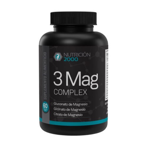 3 Mag Complex 60 Cápsulas 1 g Nutrición 2000