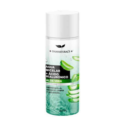 Agua Micelar a Hialurónico - Aloe 250 ml Shanaturals