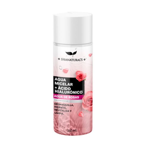 Agua Micelar a Hialurónico - Rosas 250 ml Shanaturals