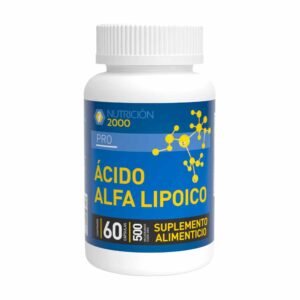 Alfa Lipoico F Ácido Alfa Lipoico 60 Cápsulas 500 mg Nutrición 2000
