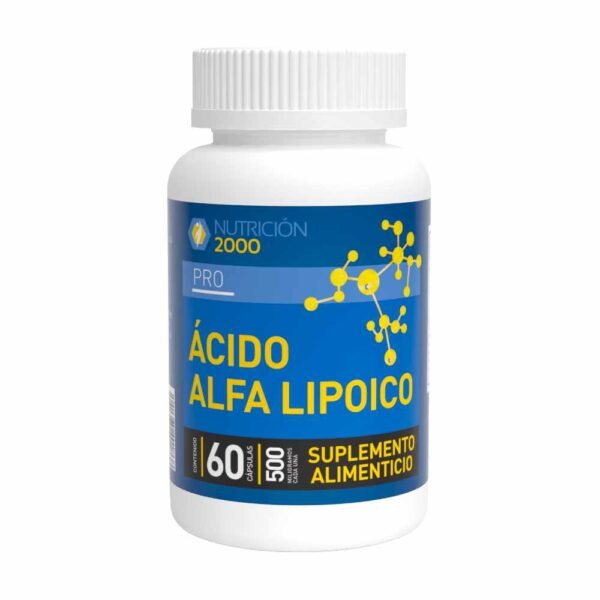 Alfa Lipoico F Ácido Alfa Lipoico 60 Cápsulas 500 mg Nutrición 2000