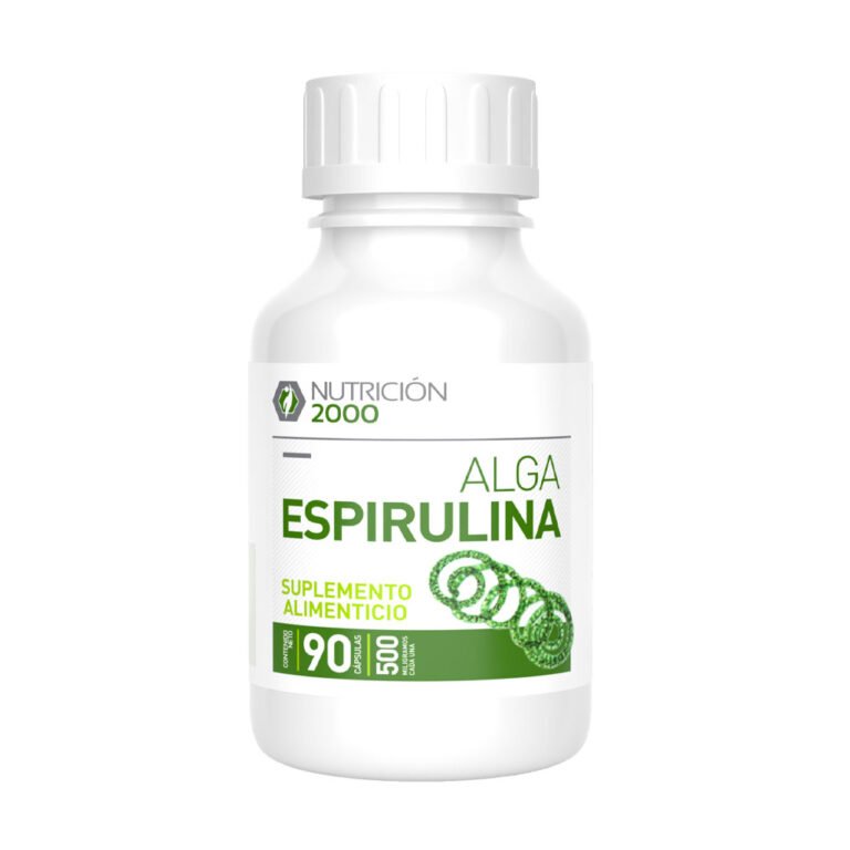 Alga Espirulina 90 Cápsulas Nutrición 2000