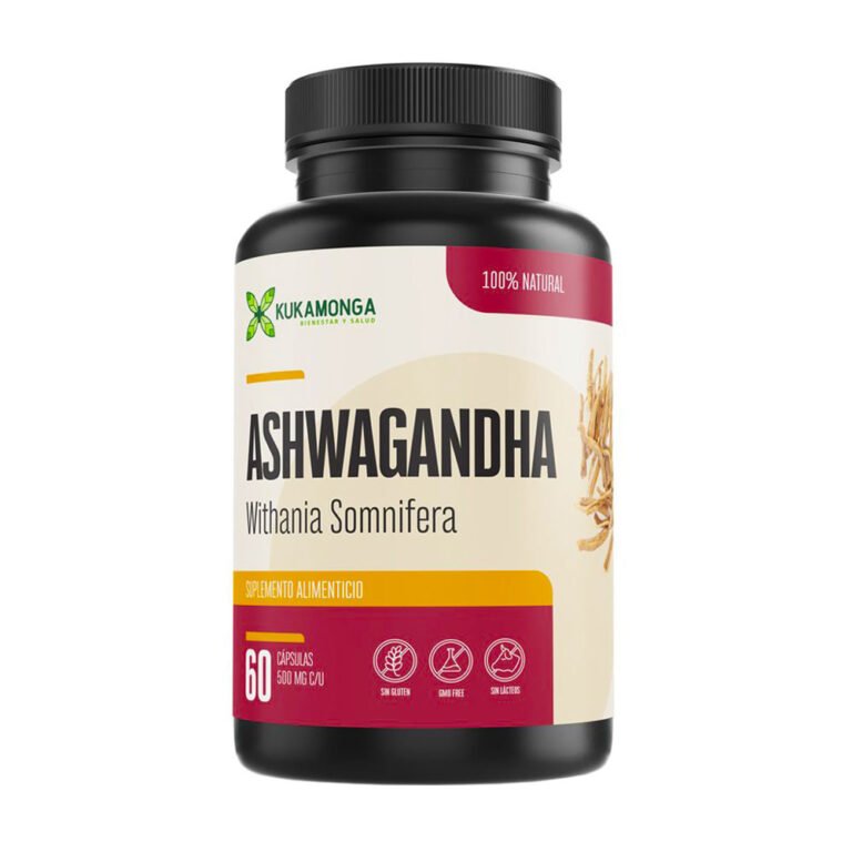 Ashwagandha 60 Cápsulas Kukamonga