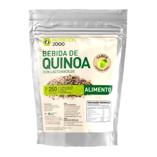 Bebida de Quinoa en Polvo Sabor Manzana Verde 250 g Nutrición 2000