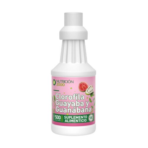 Clorofila-Guayaba-500-ml.jpg Clorofila con Guanábana y Guayaba 500 ml Nutrición 2000