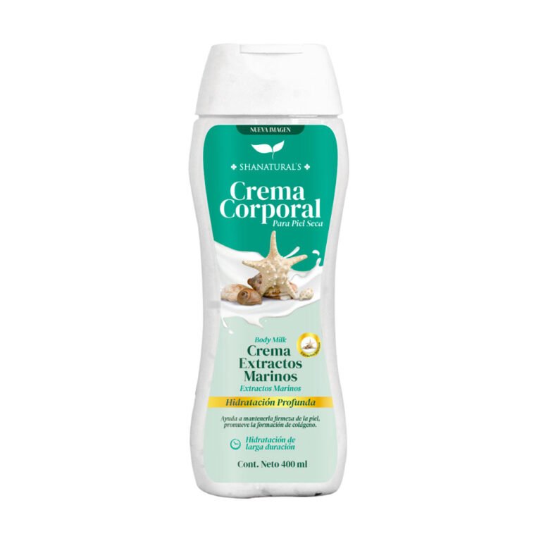 Crema-Extractos-Marinos.jpg Crema Corporal con Extractos Marinos 400 ml Shanaturals
