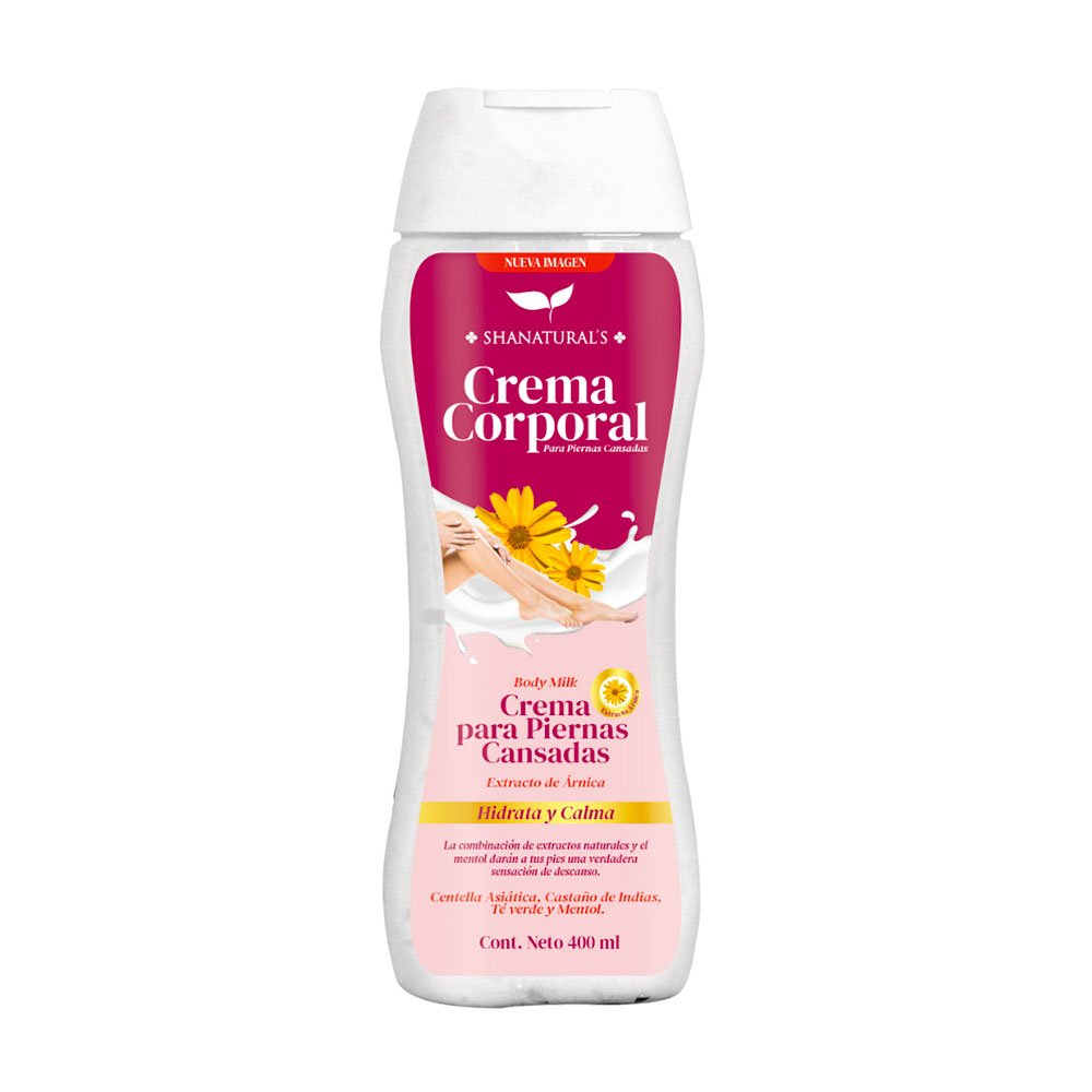 Crema Corporal Piernas Cansadas 400 ml Shanaturals