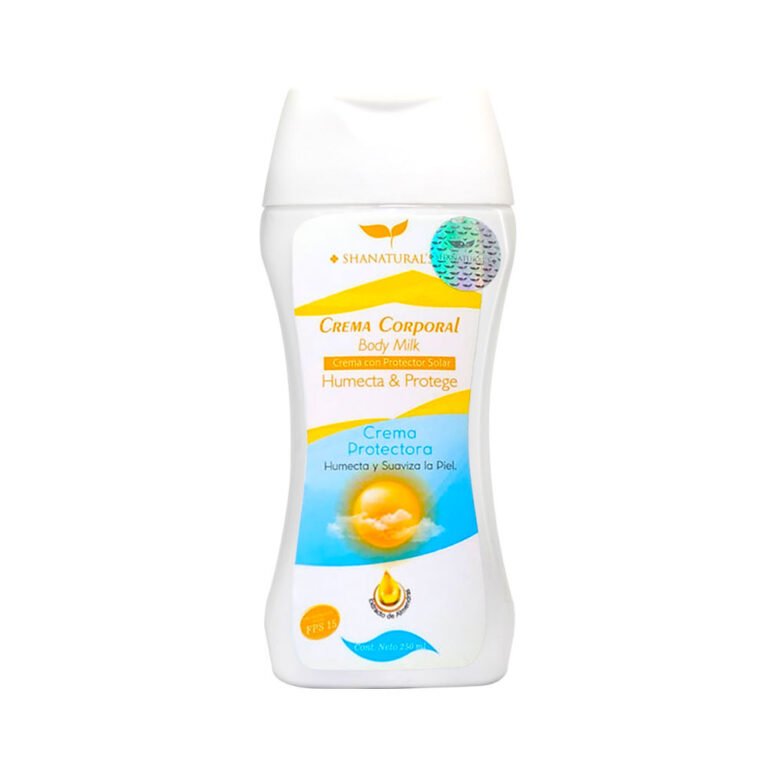 Crema con Protector Solar FPS 15 250 ml Shanaturals