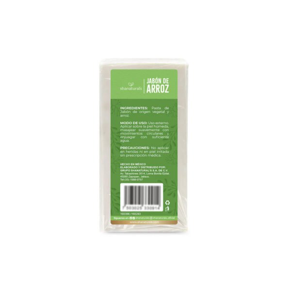 Jabon de Arroz Jabón de Arroz 100 g Shanaturals