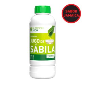 Jugo de Sábila Sabor Jamaica 1 Litro Nutrición 2000