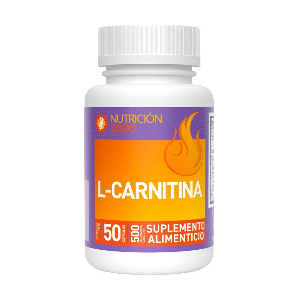 L-Carnitina Pro 50 Cpsulas 500 mg Nutricin 2000 La Panza es Primero L-Carnitina Pro 50 Cpsulas 500 mg Nutricin 2000 La Panza es Primero