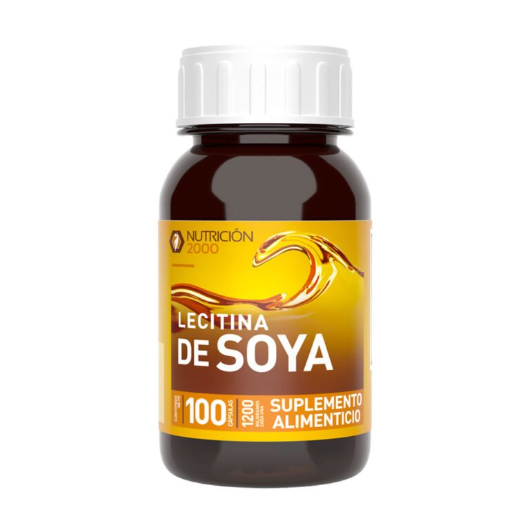Lecitina-de-Soya-1200.jpg Lecitina de Soya 100 Cápsulas 1200 mg Nutrición 2000