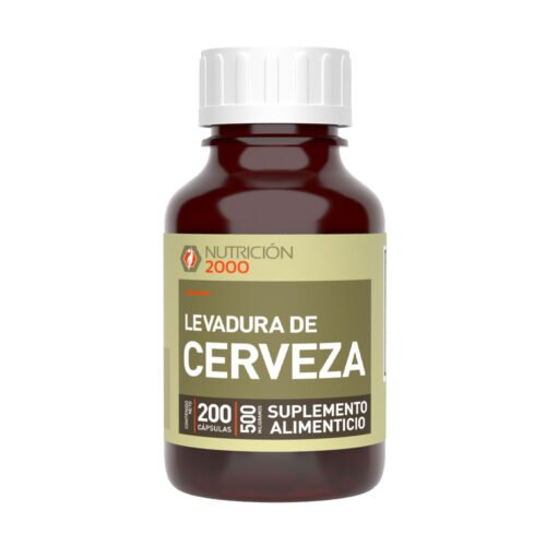 Levadura-de-Cerveza-200-Caps.jpg Levadura de Cerveza 200 Cápsulas 500 mg Nutrición 2000