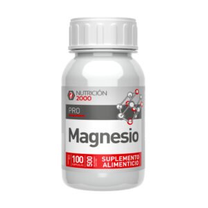 Magnesio-100.jpg Magnesio 100 Cápsulas 500 mg Nutrición 2000