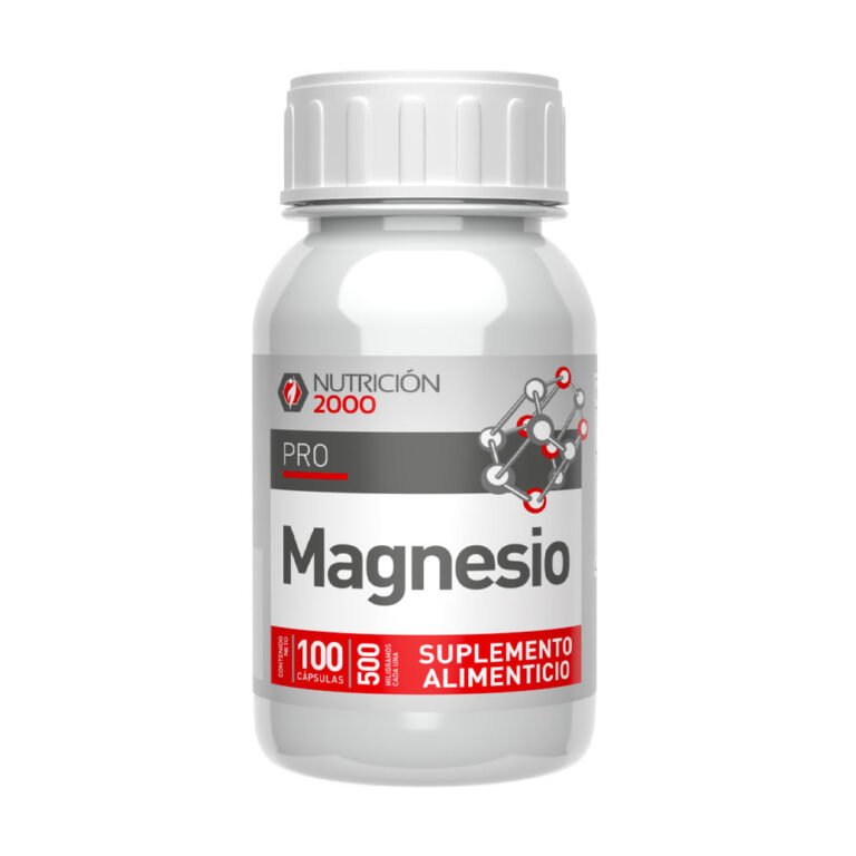 Magnesio-100.jpg Magnesio 100 Cápsulas 500 mg Nutrición 2000