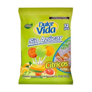 Paleta-Dulce-Vida-Citricos.jpg Paletas Dulce Vida Sin Azúcar 90 g Cítrico
