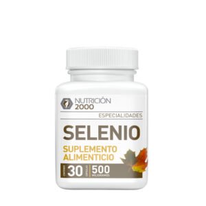 Selenio 30 Cápsulas 500 mg Nutrición 2000