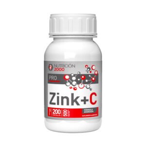 PRO Zink + C 200 Cápsulas 500 mg Nutrición 2000