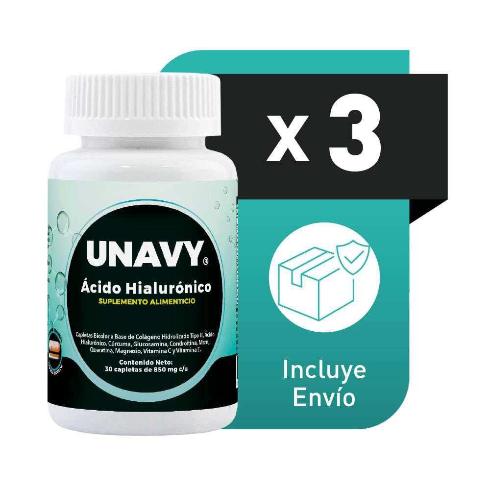 Unavy Ácido Hialurónico 3 Piezas