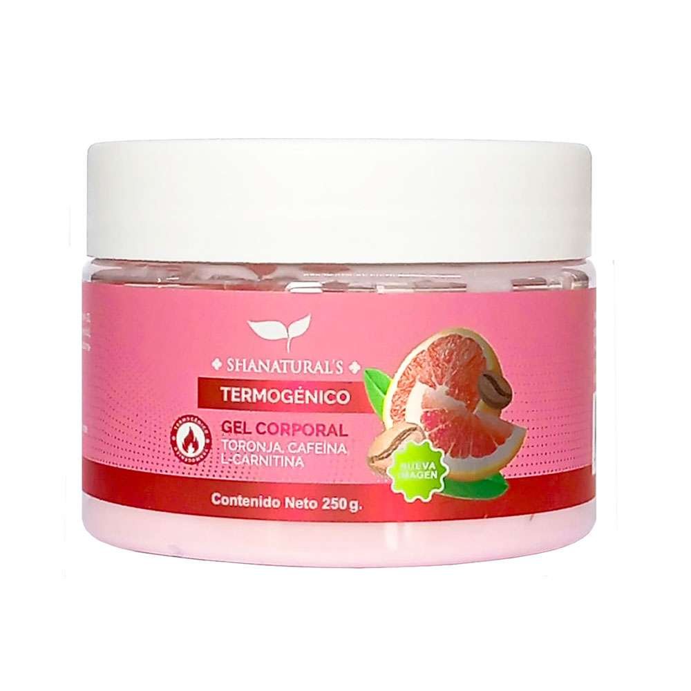 Gel Termogénico Toronja y Cafeina 250 g Shanaturals