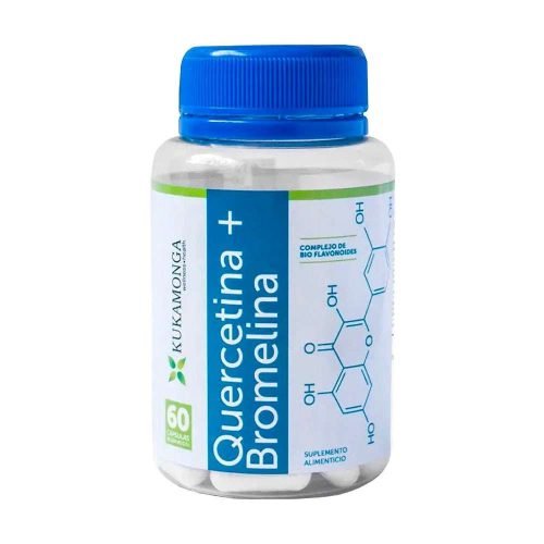 Quercetina + Bromelina 60 Cápsulas Kukamonga