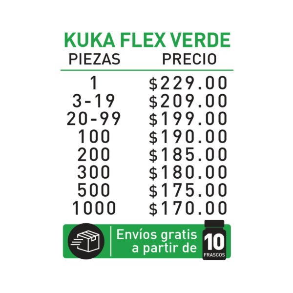 Kuka Flex Verde Kuka Flex Verde 4ta Potencia 30 Capletas Kukamonga