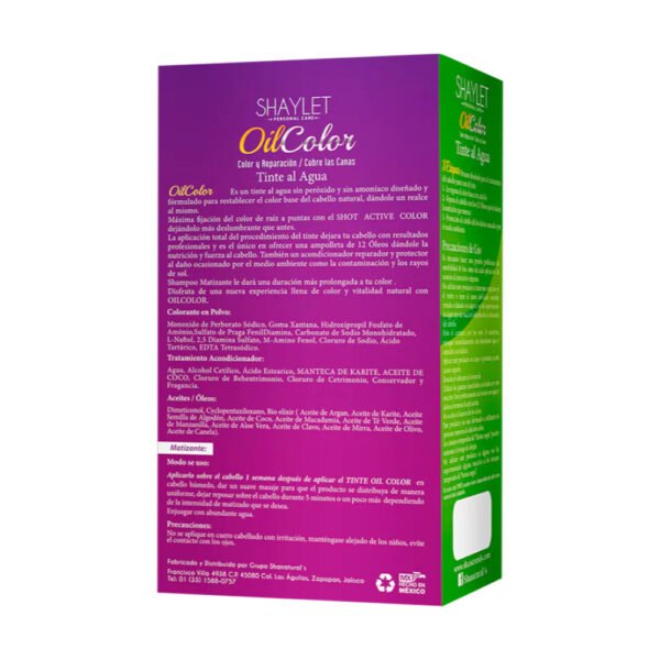 Tinte 3.1 Castaño Medio Tinte 3.2 Castaño Claro Shaylet