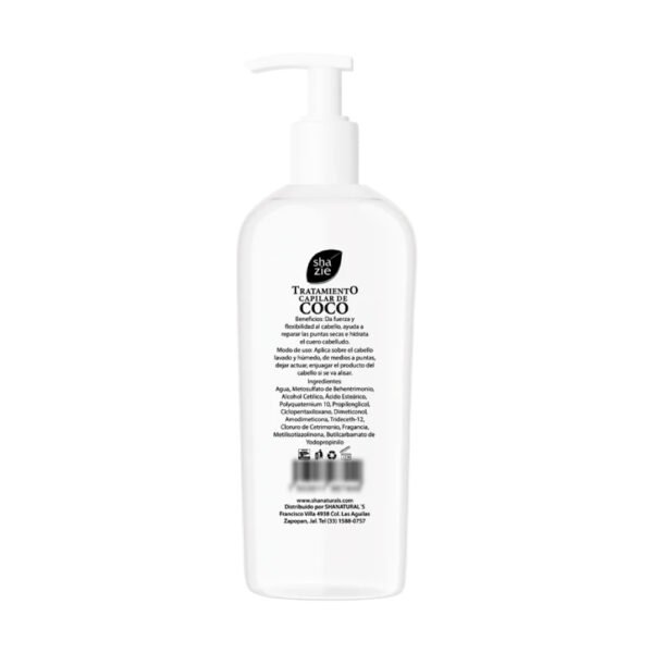 Tratamiento Capilar de Coco 250 ml B Tratamiento Capilar de Coco 250 ml Shanaturals