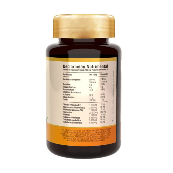 Cúrcuma & Piperina 30 Tabletas Adyura Nat